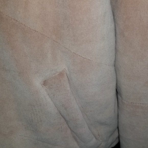 Final Price🌼Blush Pink Quilted Velvet Jacket - L - Picture 5 of 5